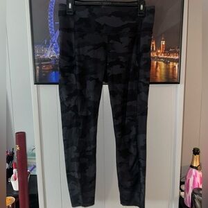 lululemon athletica Black & Gray Camo High-Rise Leggings with Side Pockets